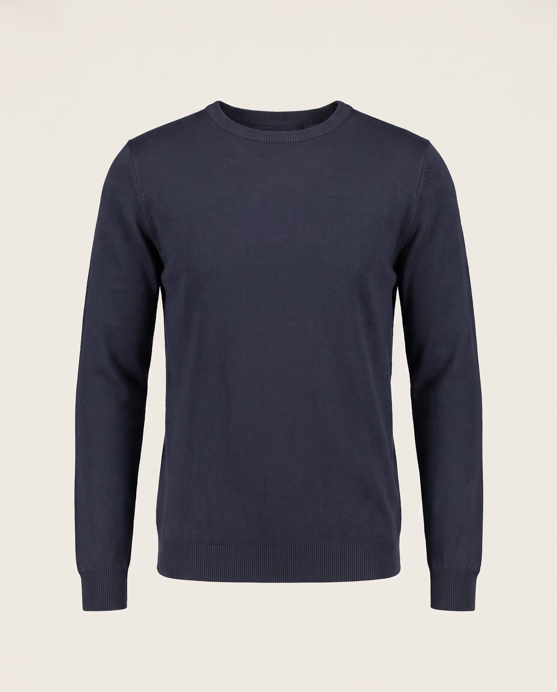 Cavani KN101 Navy - Gebreide trui voor heren – productfoto zonder model
