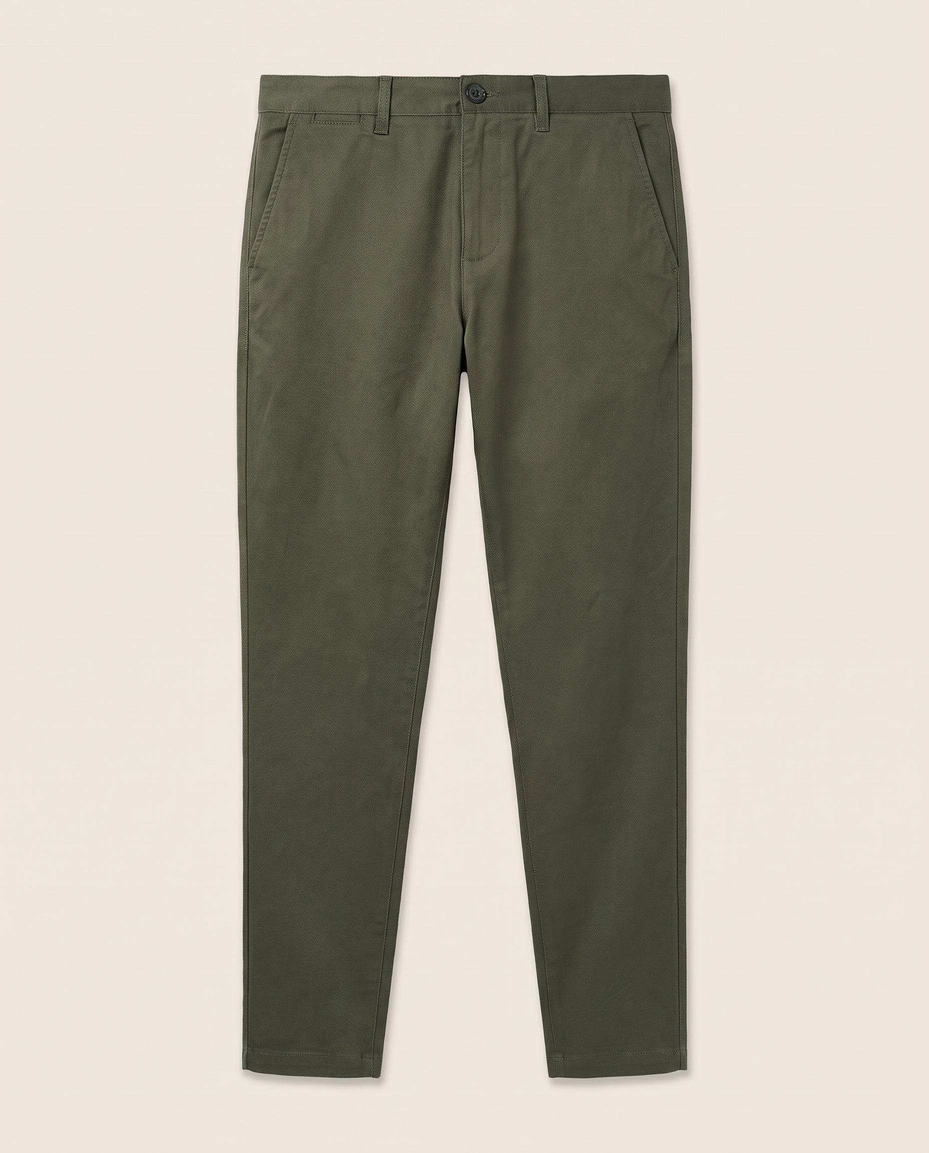 Chino broek heren Olive - Cavani Dakota – productfoto zonder model