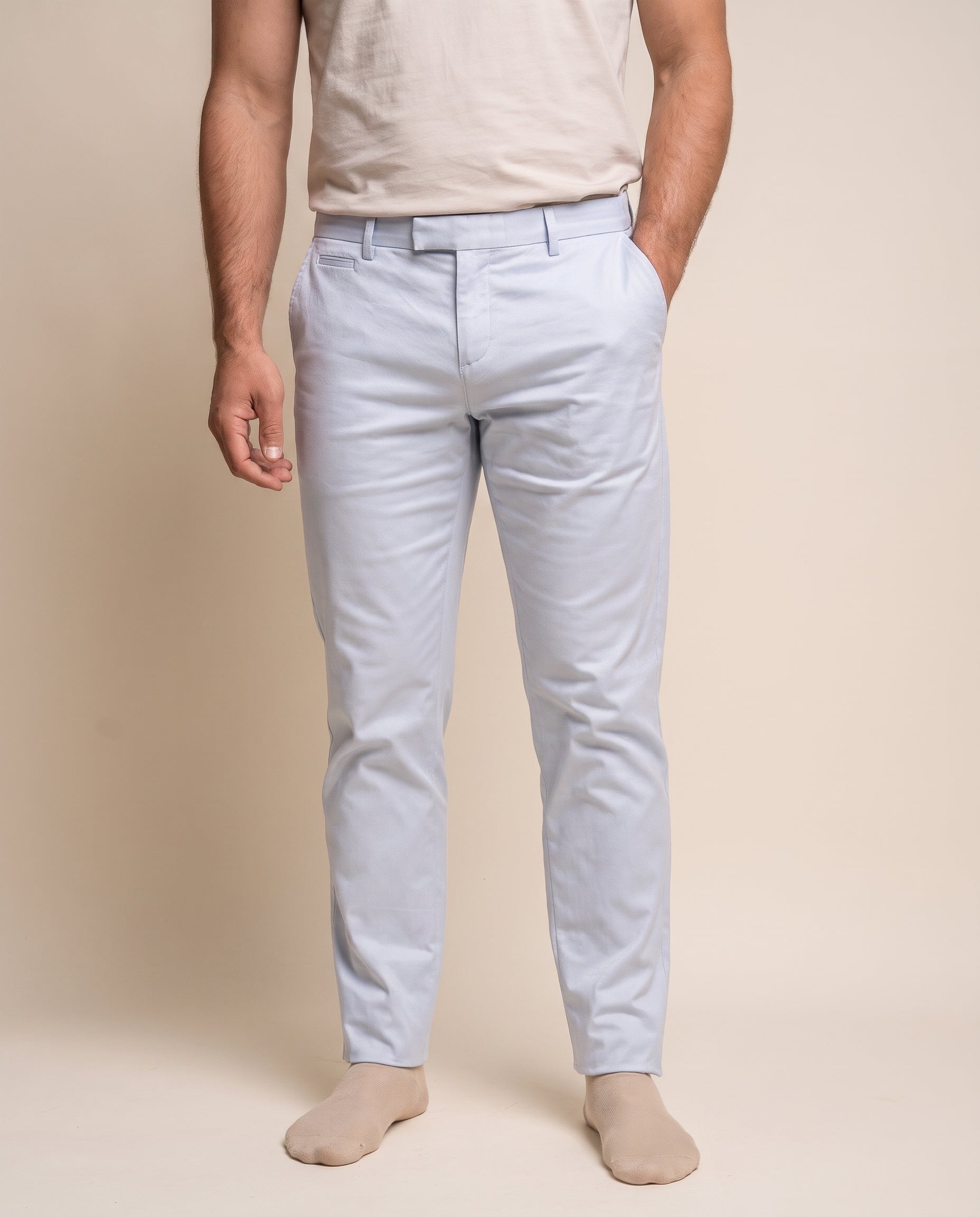 Chino broek heren Arctic - Cavani Dakota – modelfoto