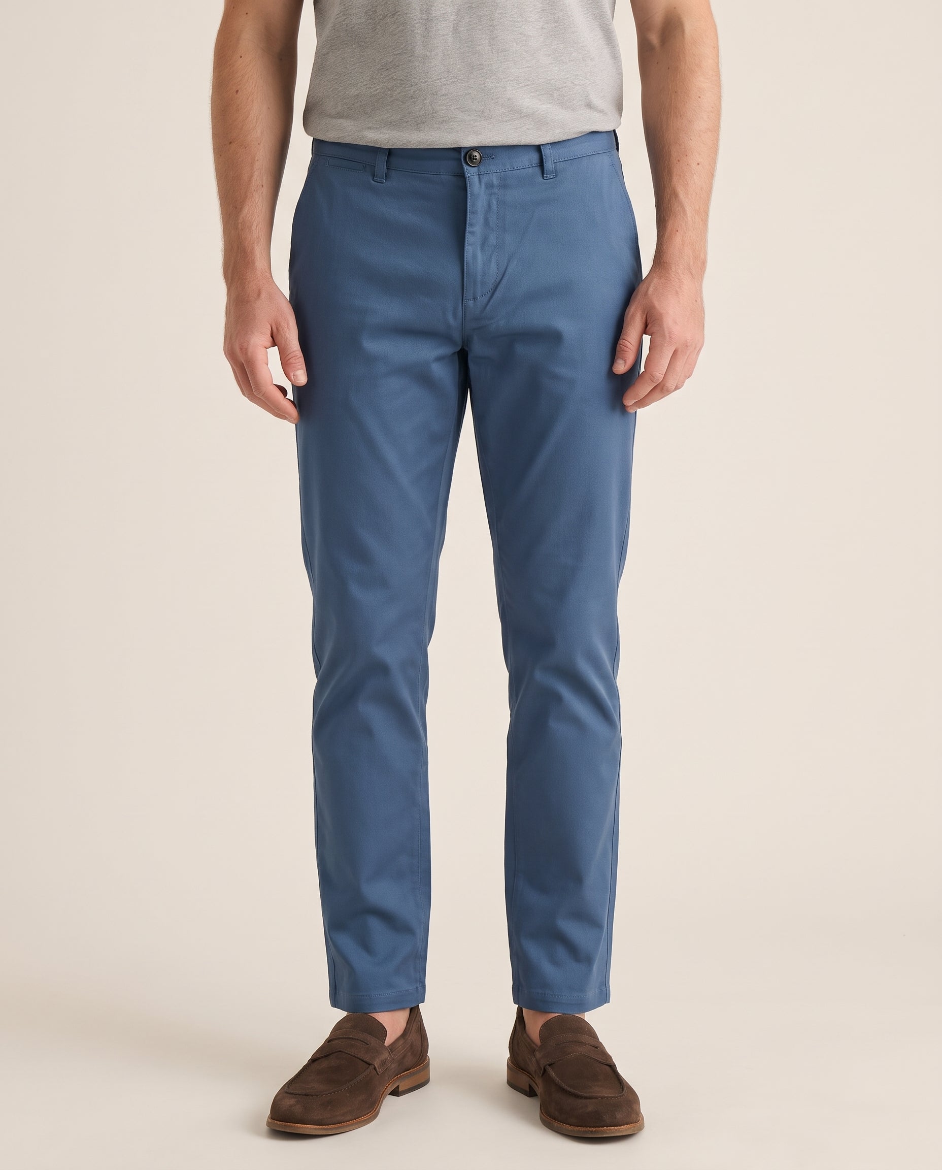 Chino broek heren Cobolt - Cavani Dakota – modelfoto