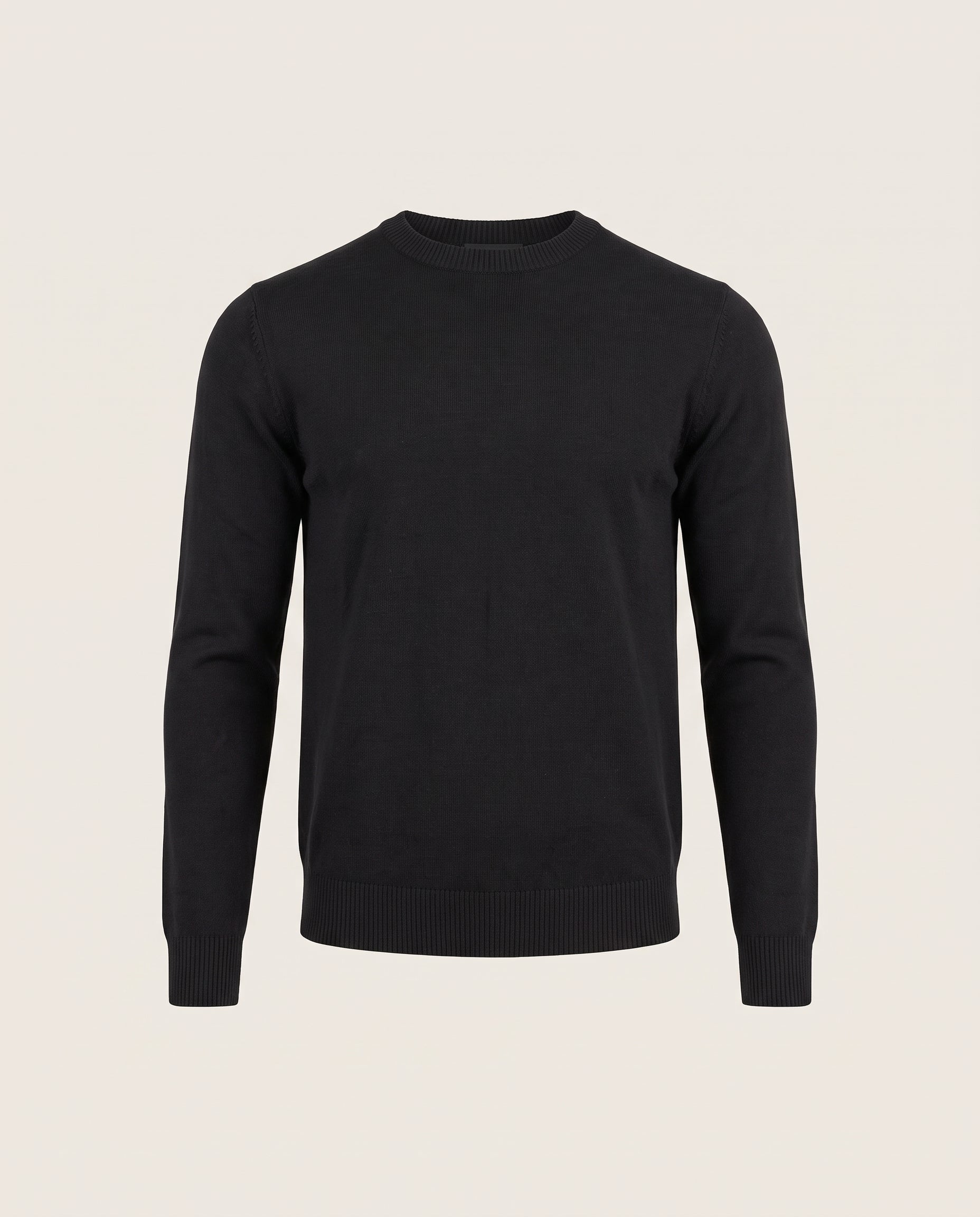 Cavani Connall Black - Gebreide trui voor heren – productfoto zonder model