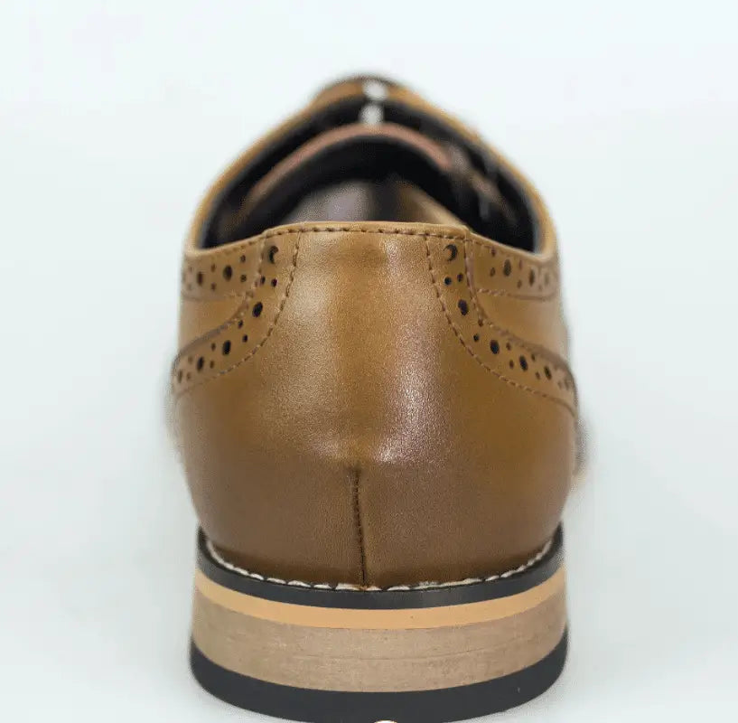 Donker bruine tweed schoenen / Cavani Horatio TAN - schoenen