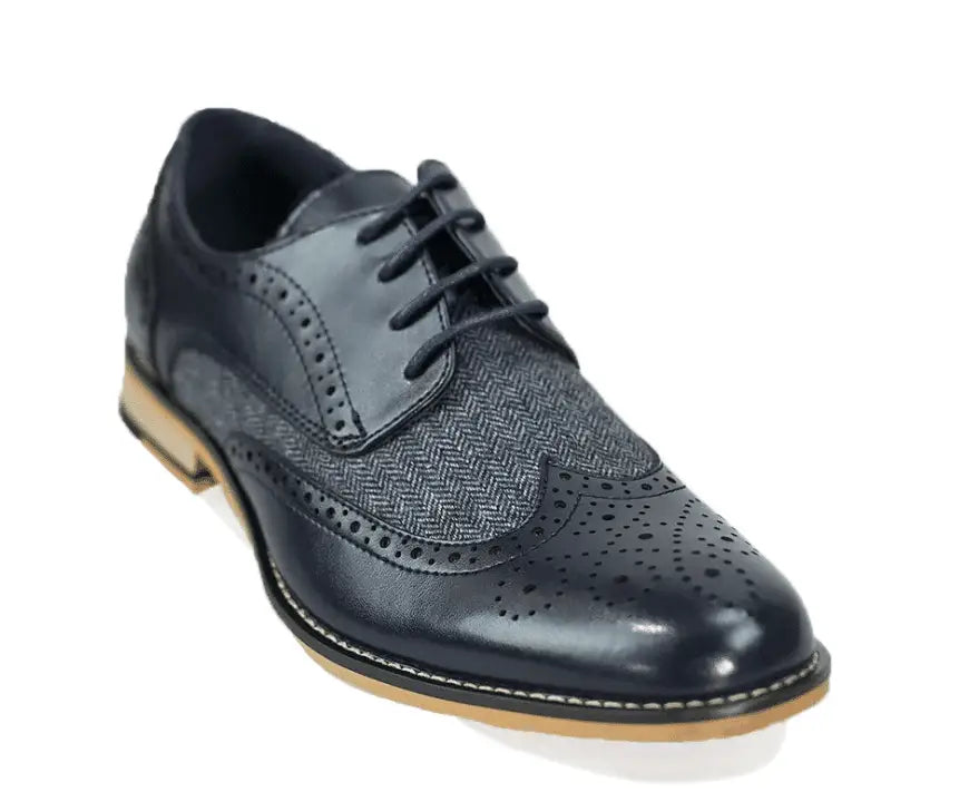 Navy blue tweed schoenen / Cavani Horatio Navy - schoenen