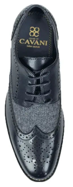 Navy blue tweed schoenen / Cavani Horatio Navy - 39 -