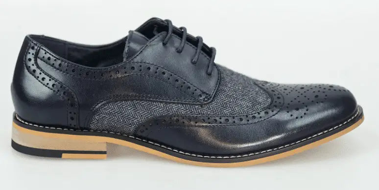 Navy blue tweed schoenen / Cavani Horatio Navy - schoenen