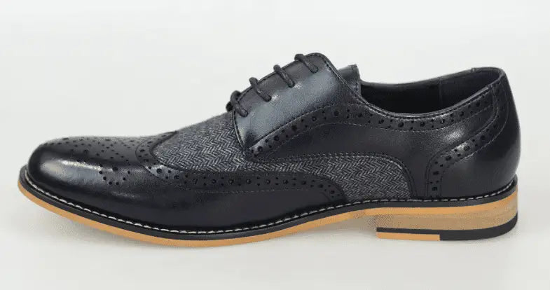 Navy blue tweed schoenen / Cavani Horatio Navy - schoenen